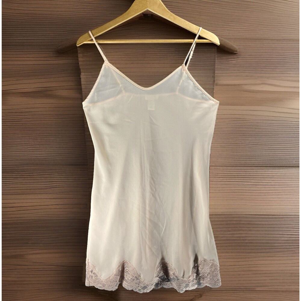 VTG 90s Slip Dress Chemise Large Sexy Lingerie Pink Lace Feminine Coquette Fairy